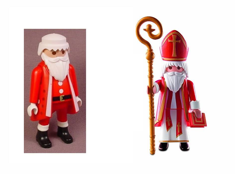 Father Christmas and Saint Nicholas playmobil