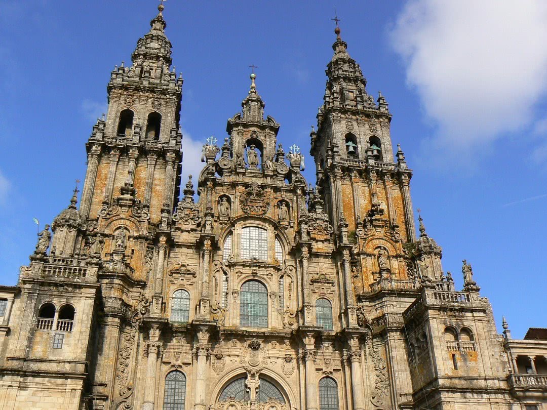 The Cathedral of Santiago de Comostela in Spain