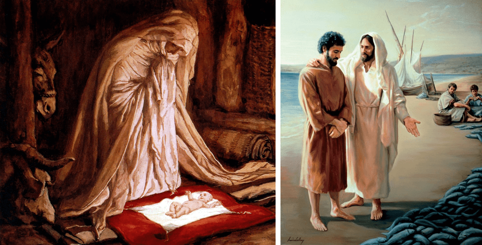 Christ treats us firmly yet tenderly. Images: James Jaques Joseph Tissot, David Lindsley