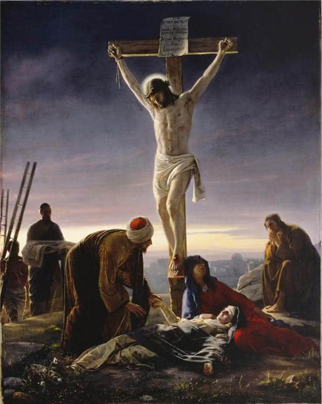 The Last Words Of Jesus, Painting: Carl Bloch