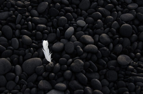 Black pebbles due to volcanic activity in Iceland. Photo: Christina Gatt